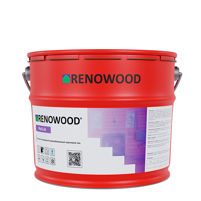 Матовый интерьерный лак Renowood MatLak