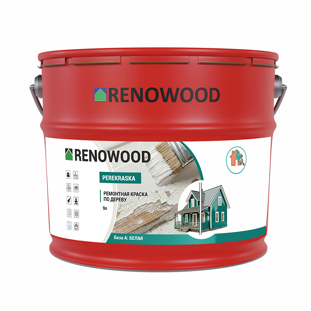 Ремонтная краска по дереву Renowood Perekraska
